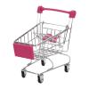 JCRBILW Shopping Trolley Toy, Fun Simulation Decoration, Useful Supermarket Handcart for Girls and Boys, Gift, Rose Red view 1