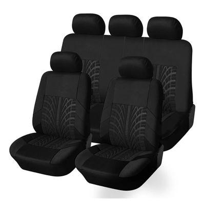 Sport Tire Track Car Seat Cover Full Set Pack Universal Most Cars SUVs