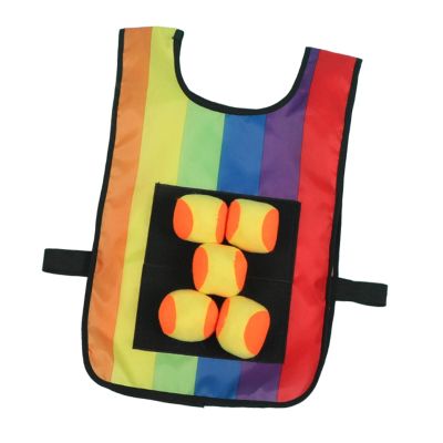 Chosertory Dodgeball Game Outdoor Balle Cap Outdoor Sports for Air Activation, Colorful Kids