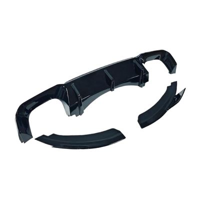 Rear Bumper Diffuser Lip Spoiler Splitter Guard With Side Corner Cover Compatible With X5M X6M F86 2015-2019
