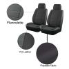 LYBCEOUF Universal Car Seat Covers Side Stereo Modeling Fluff Car Seat Covers Compatible with Most Car Accessories Interior view 4
