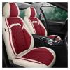 LYBCEOUF Universal Flax Car Seat Covers Compatible with Jeep Cherokee WK2 WJ 2004 2014 Patriot Wrangler Compass 2007 2019 Renegade Vehicle Parts view 2