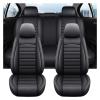LYBCEOUF Full Coverage Pu Car Seat Covers Compatible with Toyota Corolla Camry RAV4 CHR Highlander Land Cuirser Prado Car Accessories view 2