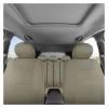 LYBCEOUF Seat Covers Full Set in Solid Beige Front and Rear Split Bench Seat, Easy to Install Compatible with Auto Trucks Van SUV Car view 4