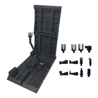 MEYZJRC Interlocking Display Base Toy Storage Garage Universal Hobby DIY Support Transforming Robot Rack Model Kit Display Stand, MG Model Stand