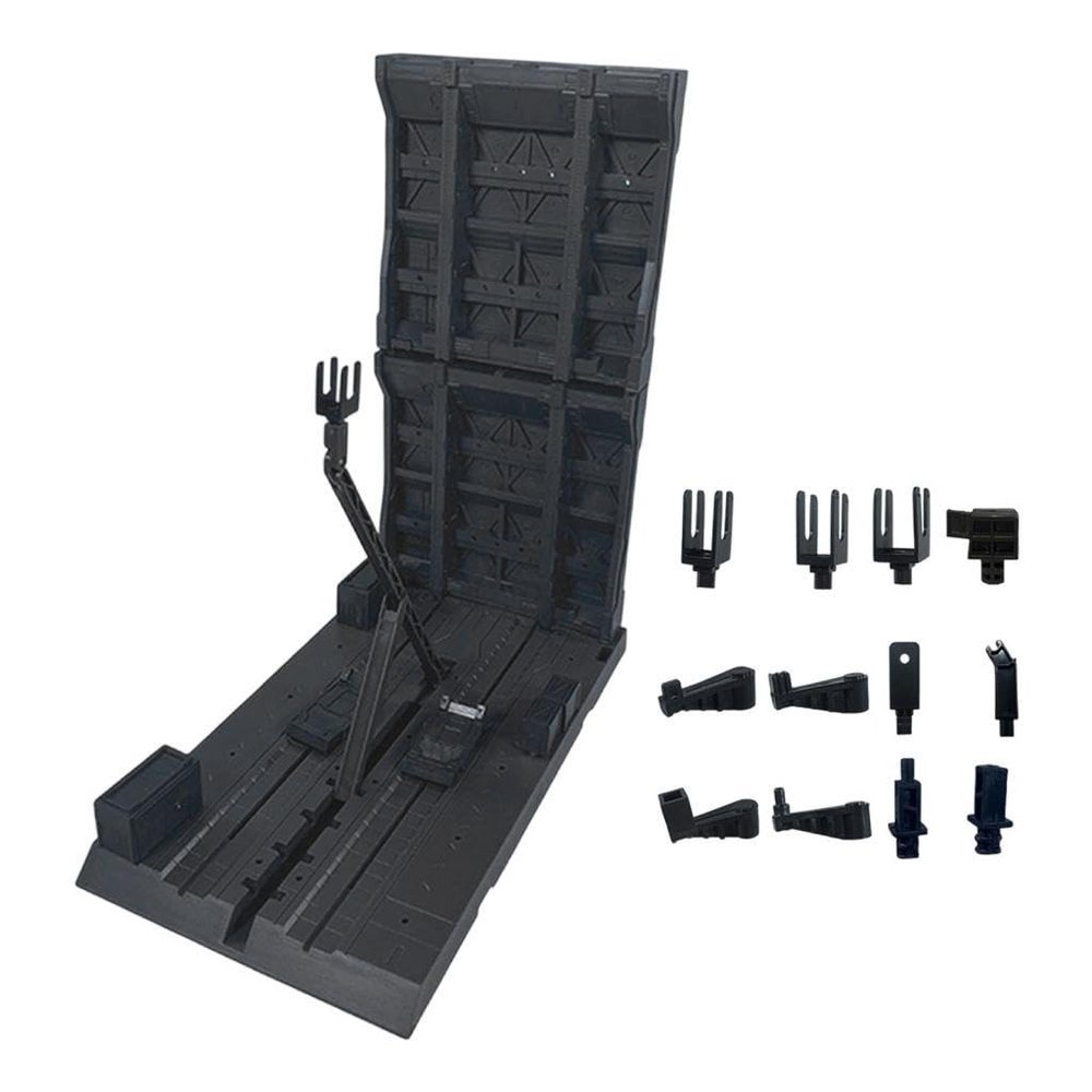 MEYZJRC Interlocking Display Base Toy Storage Garage Universal Hobby DIY Support Transforming Robot Rack Model Kit Display Stand, MG Model Stand