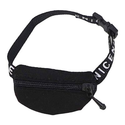 MEYZJRC 1/12 Scale Figure Bag Mini Crossbody Bag Miniature Shoulder Purse, Black