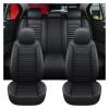 LYBCEOUF Full Coverage Pu Car Seat Covers Compatible with OPEL Astra K Insignia Zafira Antara Grandland X Corsa Vectra B Car Accessories view 2