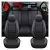 LYBCEOUF Full Coverage Pu Car Seat Covers Compatible with OPEL Astra K Insignia Zafira Antara Grandland X Corsa Vectra B Car Accessories view 3