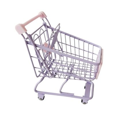 petsola Shopping Cart Toy Utility Funny Interactive Supermarket Handcart Trolley Grocery Cart for Storage Toys Children Birthday Gift , Purple