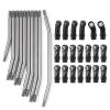 for Axial for Scx10 Ii 90046 1/10 Rc Car 10Pcs 313 324Mm Stainless Steel Link Rod Set Linkage Steering W Nylon Ball End RC Cars Models Parts view 1