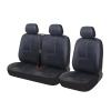 LYBCEOUF 1+2 Seat Covers PU Leather Seat Cover Compatible with Transporter Ford Transit Van Truck Lorry Renault Peugeot Opel Vivar view 1