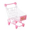 RMWHGDUL Mini Shopping Trolley, Makeup Holder, Storage Box, Gift Accessories for Girls, Pink view 1