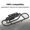 1 10 RC Car Metal Front Bumper with Fixed Bracket and LED Lamp Holder Heavy Duty Upgrade Parts Accessories Black for 1 10 RC Vehicle Defender SCX10 D90 D110 view 2