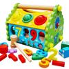 lstyty Montessori Multifunctional Wooden Activity Cube House view 1
