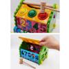 lstyty Montessori Multifunctional Wooden Activity Cube House view 3