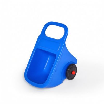 FytStycale Toy Molded Wipe Clean Pretend Play Cart for Young Children, Blue
