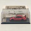 RM 1:64 Modified Classic Sedan Diecast Model Limited Collectible for 14+ Transparent Red view 2