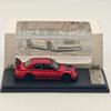 RM 1:64 Modified Classic Sedan Diecast Model Limited Collectible for 14+ Transparent Red view 3