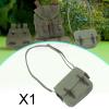 Yiju Doll Miniature Bag 1/6 Scale Costume Accessory Action Figure Utility Pouch Cloth Decoration Suitable for Collector Shelf Play House Gift Giving, 13cm view 2
