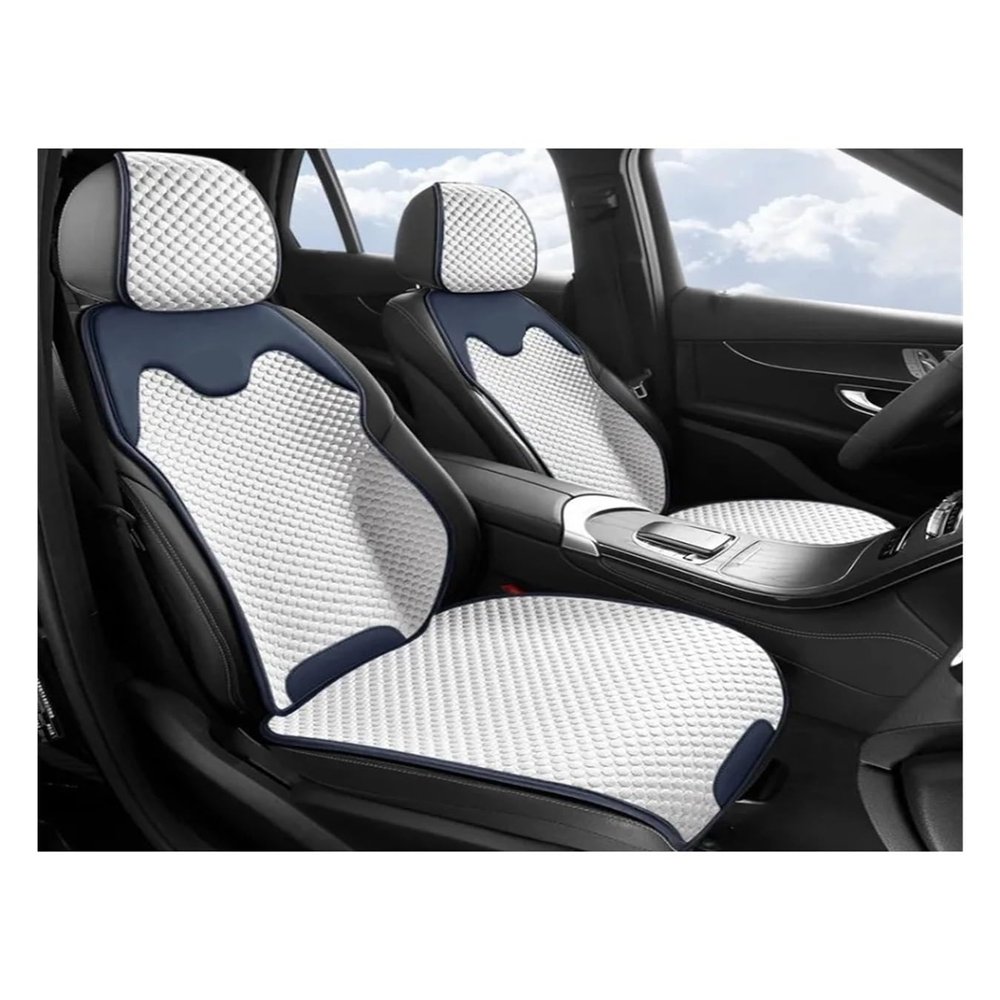 LYBCEOUF Ice Silk Car Seat Cover, Luxury Cooling Car Seat Cushion, Car Seat Protector, Washable Car Seat Cover, Compatible with All Seasons