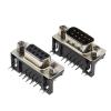 DRAEXHXA DR9 DR15 DR25 DR37 Hole/Pin Female/Male Right Angle Welded D-Sub Connector RS232 D 5Pcs view 4