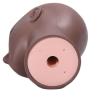 Btgghytr Bald Mannequin Head Brown Female Professional Cosmetology for Wigs Making, Display Wigs, Eyeglasses, Hairs, Glasses Helmets Bald Mannequin Head view 4