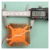 55mm Aluminum Heatsink and 12V Fan Combination Square Radiator Round Cooler view 2