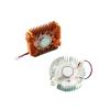 55mm Aluminum Heatsink and 12V Fan Combination Square Radiator Round Cooler view 3