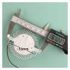 55mm Aluminum Heatsink and 12V Fan Combination Square Radiator Round Cooler view 4