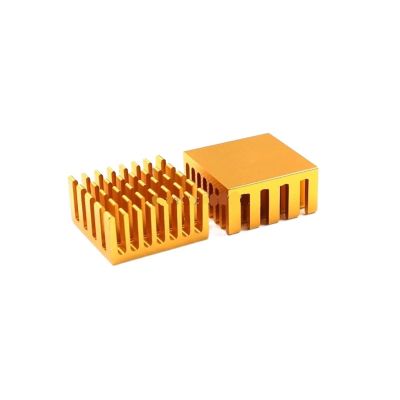 10 Pcs Golden 20 * 20 * 10mm Heatsink Cooling Fin Aluminum Radiator Cooler Heat Sink for IC Chip LED 20x20x10mm 20 * 20 * 10