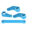 Yscryptoline Aluminium Alloy Steering Servo Saver Complete for FS 53633/51805 / 51806 1/10 Scale RC Car, CNC Machined, Anodized Outer Layer, Upgrade Accessory (532007B Blue) view 2