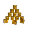 8mm Aluminum Pigeon Rings Set (100) Name/Date Engraved Rings view 1