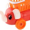 Chosertory Cart Pretend Educational Toys Supermarket Handcart Toy Role Kids Birthday Gift, Rose Red view 2