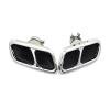 For 2012 To 2017 Compatible For Range Rover Sport Upgrade SVR Square Bumper Muffler Header Stainless Steel tip Exhaust System Nozzle view 1