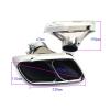 For 2012 To 2017 Compatible For Range Rover Sport Upgrade SVR Square Bumper Muffler Header Stainless Steel tip Exhaust System Nozzle view 4