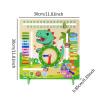 petsola Kids Daily Calendar Wooden Calendar and Teaching Clock for Children view 2