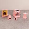 PETSOLA Miniature Coffee Maker Mini Appliances Decor Kitchen Toys Set view 4