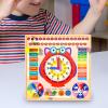 petsola Wood Toy Clock Teaching Aids Days of Week view 3