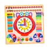 petsola Wood Toy Clock Teaching Aids Days of Week view 4