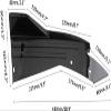 2Pcs Car Rear Bumper Canard Diffuser Protector for Toyota Highlander 2020-2024 2025 2026, Car Spoiler Body Guard Protector, Rear Aprons, Auto Exterior Decoration view 2