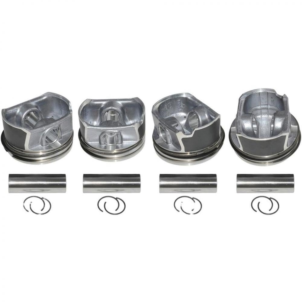 Shiketong Pistons and Rings Set Compatible with A3 A4 A6 2.0T EA113 06D107066C 06D198151B 06F198151A 20mm 82.5mm