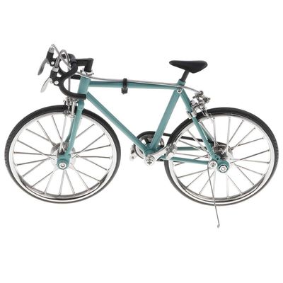 JWQFBC Bike Model Dollhouse Miniature Toy Alloy Diecast Build Lifelike Features Suitable for Collectible Display Dollhouse