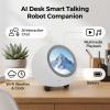 Zunate AI Desk Robot Companion with Voice Assistant, 1.28 Inch Display Smart Talking Toy, WiFi Weather Clock, Bluetooth 5.0 Music Video Player for Kids Adults view 4