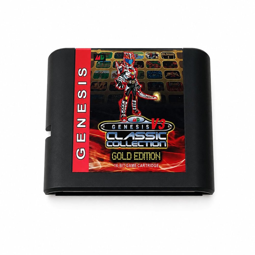 1500 in 1 Game Cartridge Gold Edition for Genesis Console