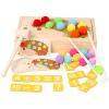 ZQsmgs Hedgehog Wooden Tapping Toy, Fine Motor Educational Toy view 1