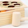 ZQsmgs Hedgehog Wooden Tapping Toy, Fine Motor Educational Toy view 2