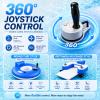 Ultimate Water Lounger with Joystick Propulsion, Dual-Motor Inflatable Pool Float with Backrest & Cup Holder, Perfect for Lakeside Relaxation and Pool Parties Rectangular(DualPropellers) view 2