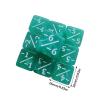 JIAPIKA Classroom Activity Dices Set with Symbol Numbers, 16mm Acrylic Rolling Cubes, 25 Piece Tabletop Play for Group Use view 3