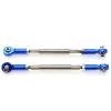 Compatible with Traxxas for Unlimited for Desert for Racer 1/7 RC Cars 2 Pcs Metal Adjustable Front Steering Rod Link Accessories 8547 Linkage view 1